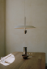 Lampa wisząca owalna aluminiowa biała 55cm minimalistyczna klasyczna uniwersalna nowoczesna Kantarell 22121 New Works